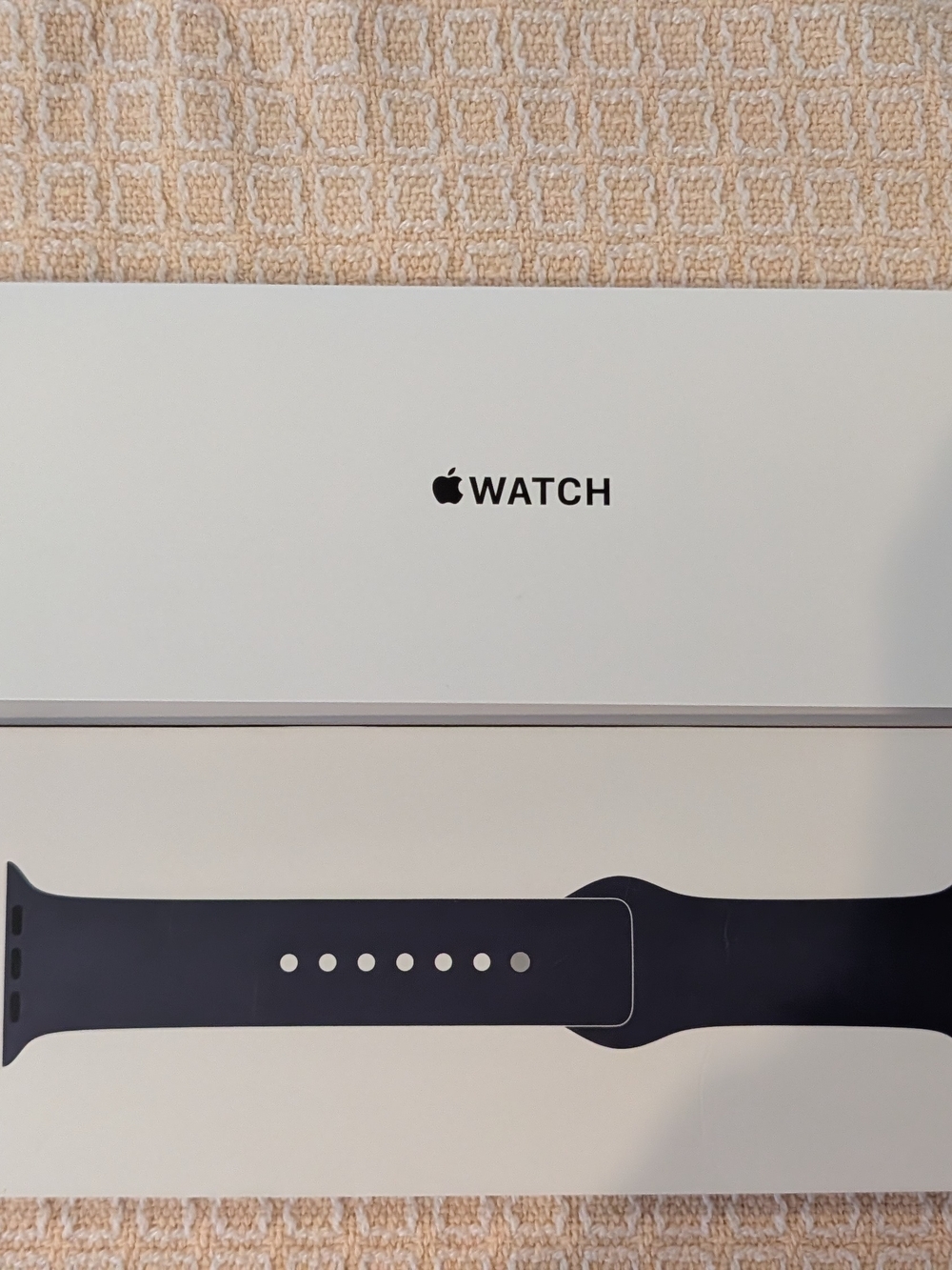 Apple Watch Black Sport Band — Smooth Silicone Replacement